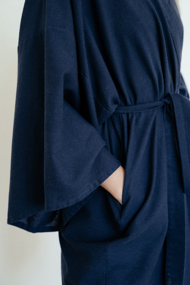 Халат-кимоно Mekong Dark blue