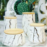 Емкость для хранения White marble