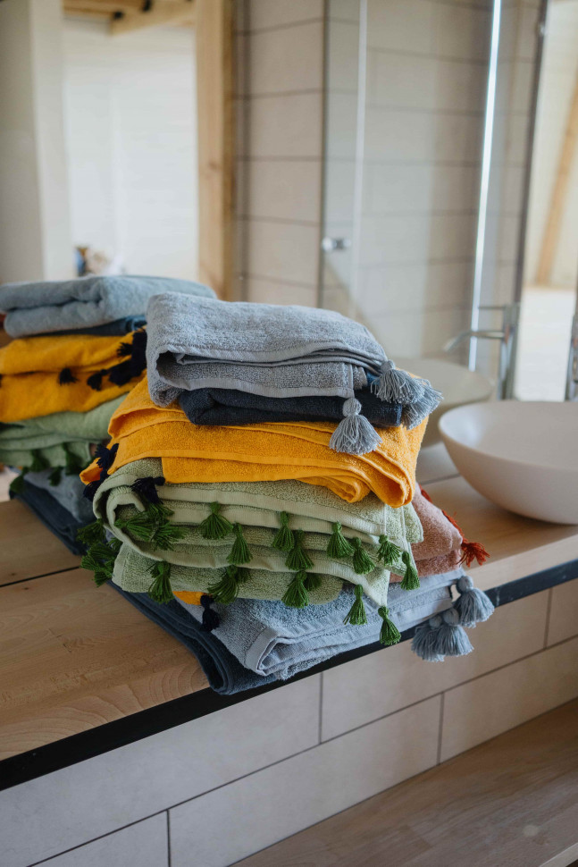 Махровое полотенце Cotton Light gray