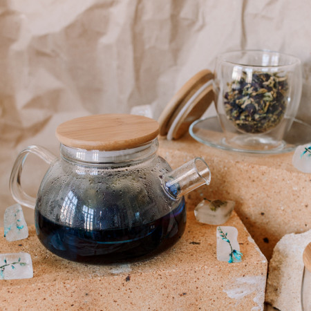 Чайник для заварювання та склянка з подвійною стінкою Dale Set