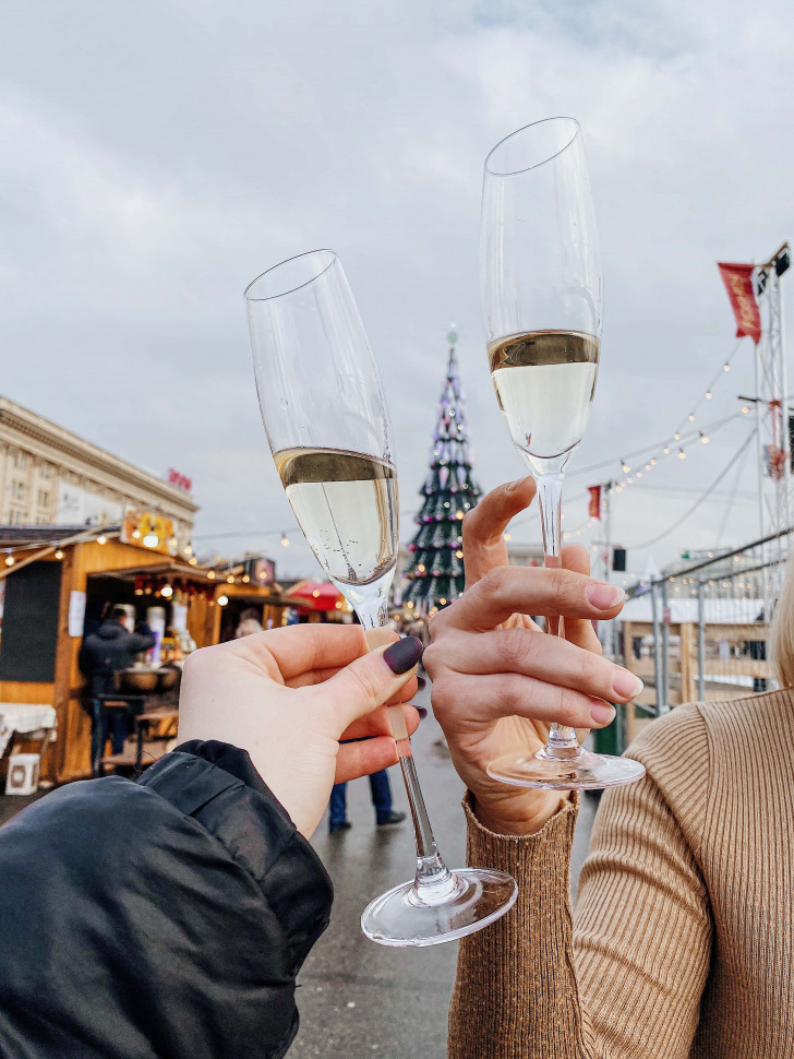 Скошений келих для шампанського Grant