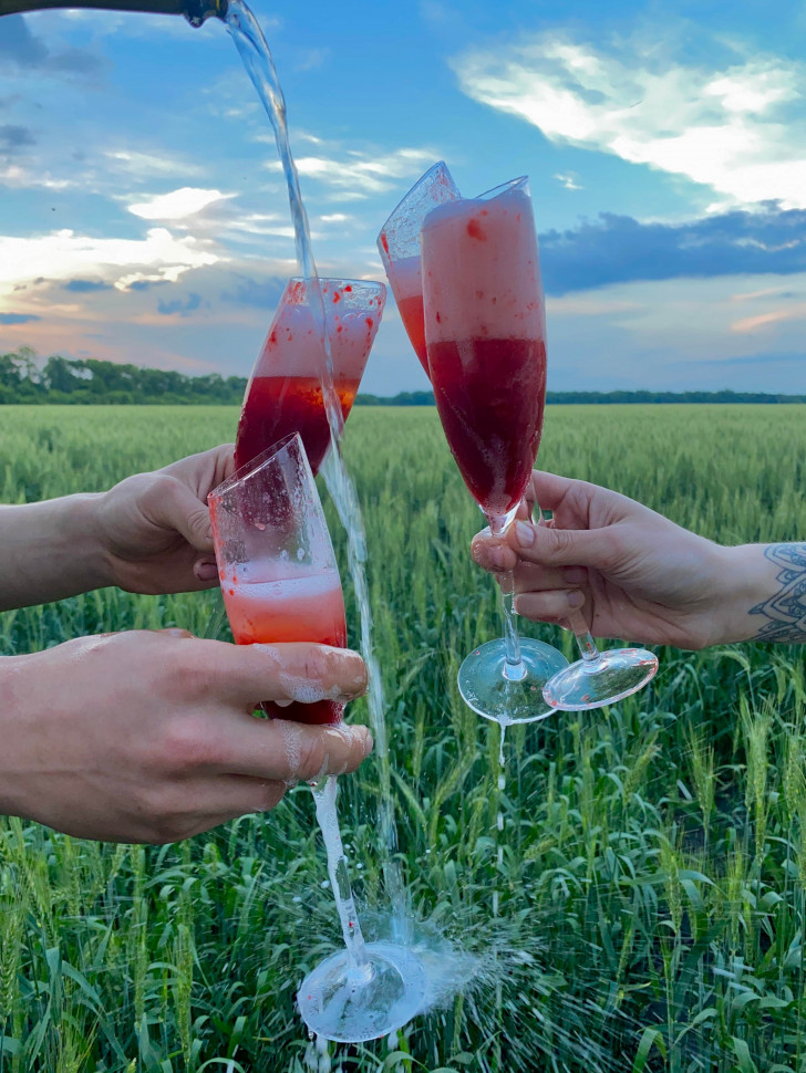 Скошений келих для шампанського Grant