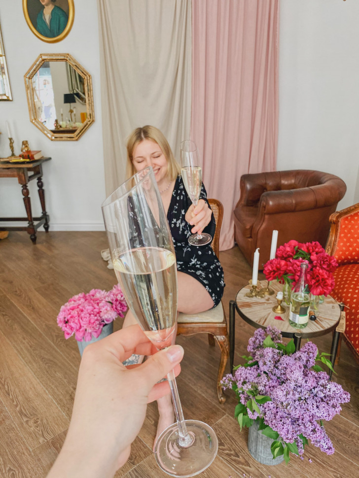 Скошений келих для шампанського Grant