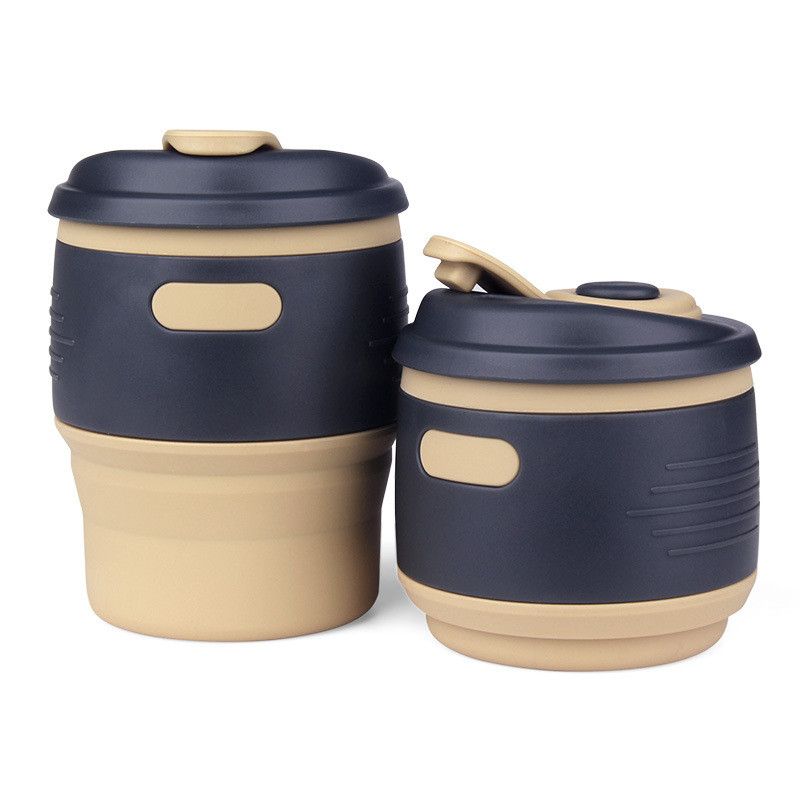 Складной силиконовый стакан Fold