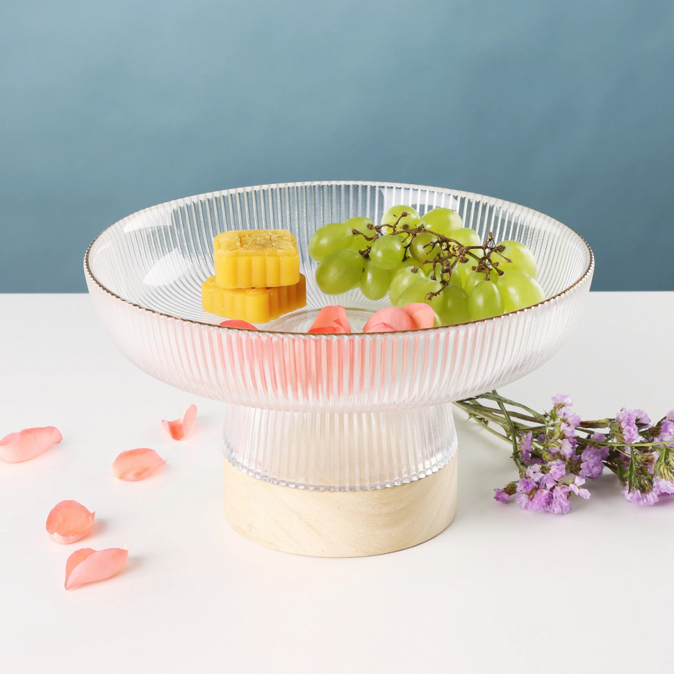 Скляна фруктівниця Kristall