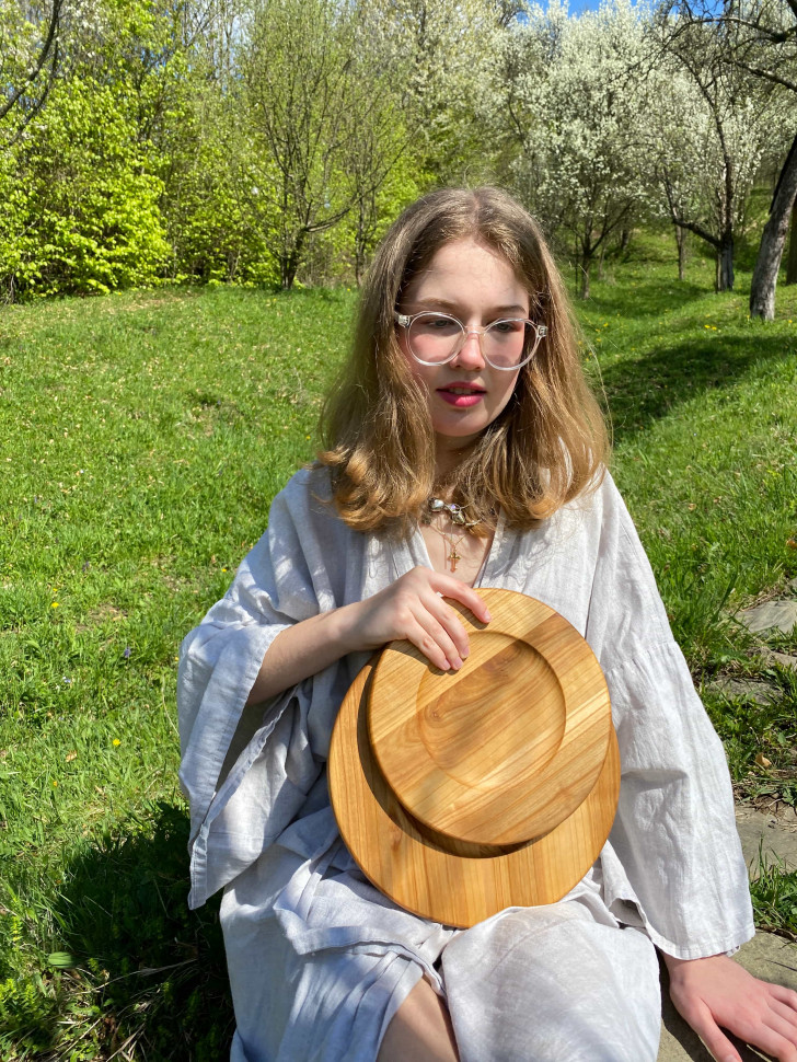 Дерев'яна тарілка Merry