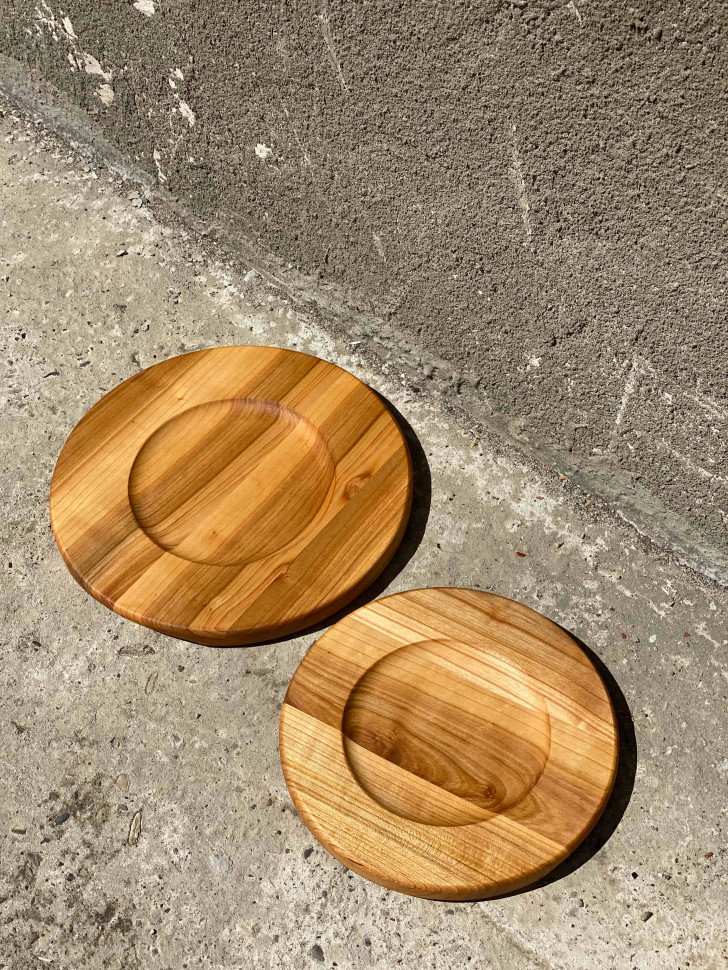 Дерев'яна тарілка Merry