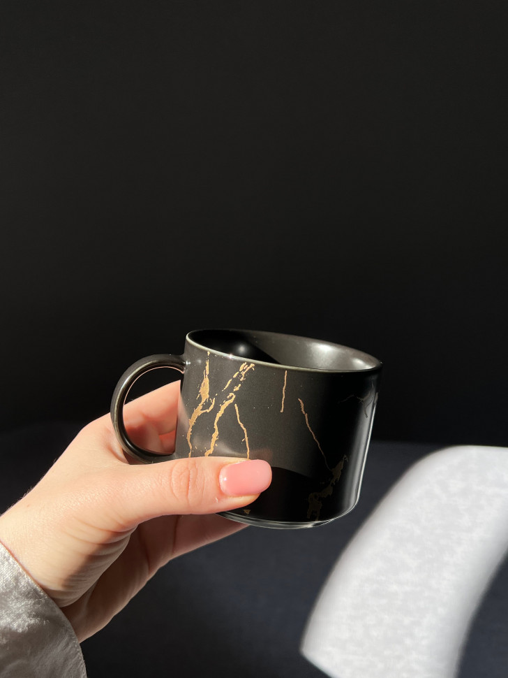 Чашка керамічна із блюдцем Stunner