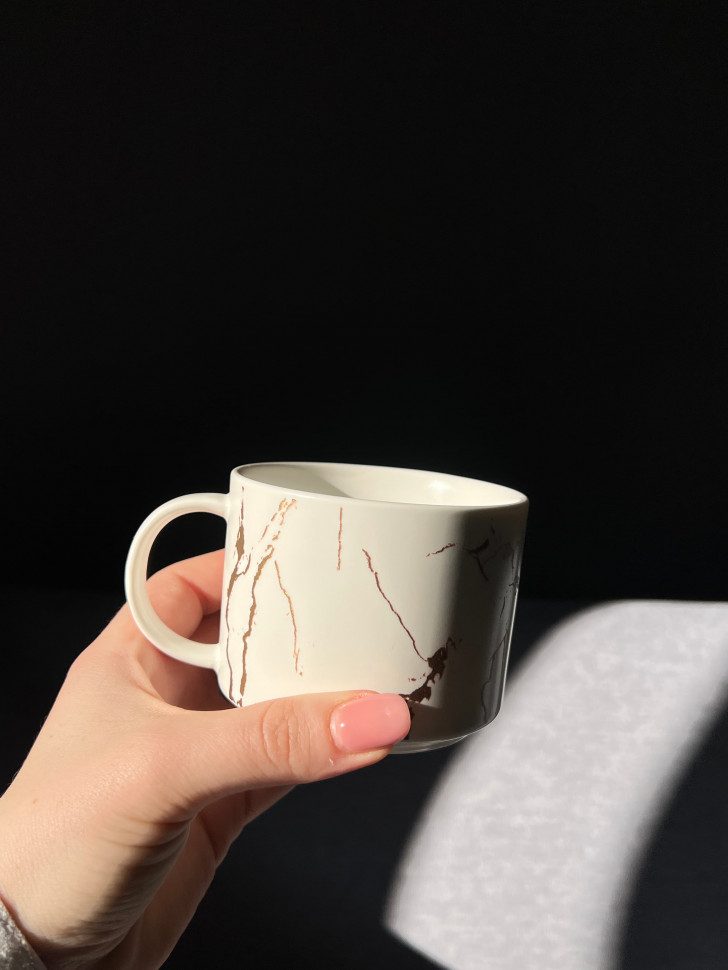 Чашка керамічна із блюдцем Stunner