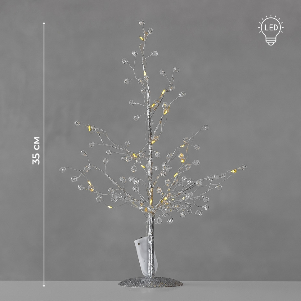Декоративное дерево с подсветкой Silver glow
