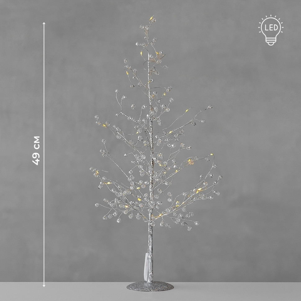 Декоративное дерево с подсветкой Silver glow