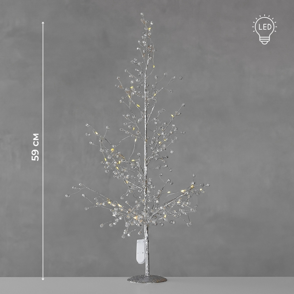 Декоративное дерево с подсветкой Silver glow