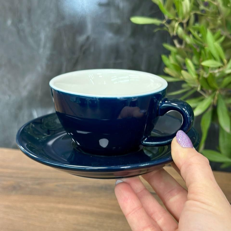 Набор чашек с блюдцами Blue Summer 6 шт