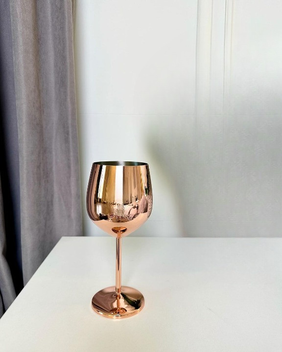 Бокал для вина Rose gold