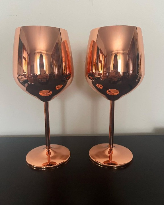 Бокал для вина Rose gold