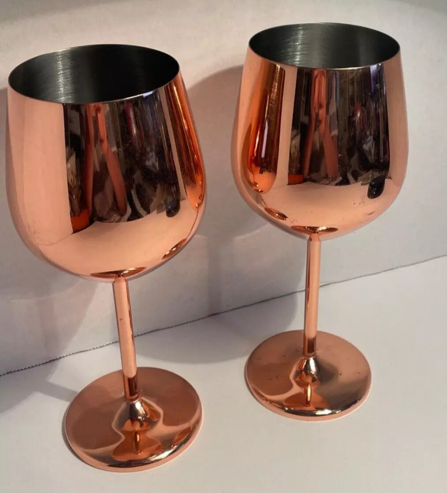 Бокал для вина Rose gold