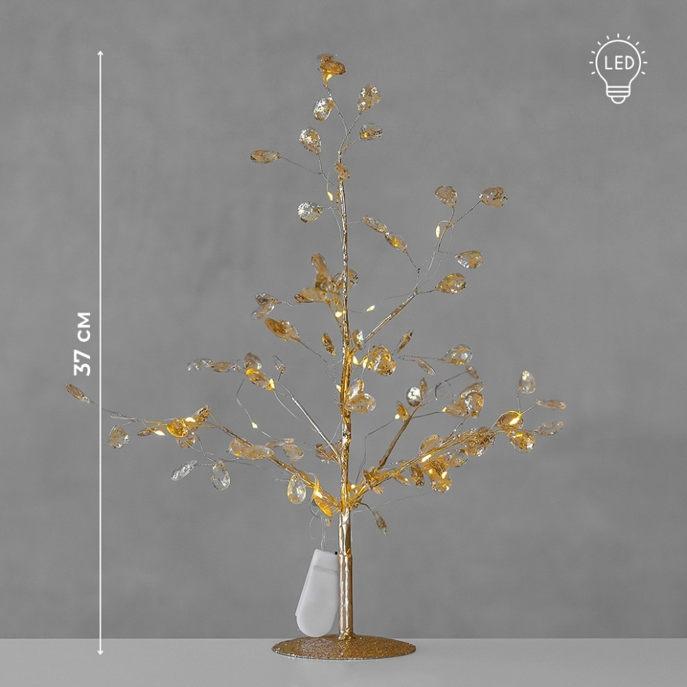 Декоративное дерево с подсветкой Golden crystal