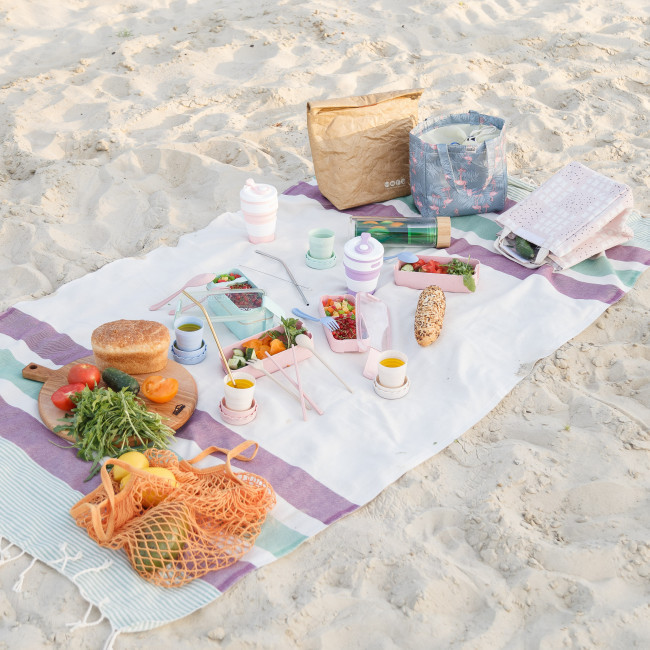 Льняное полотенце пляжное Lala