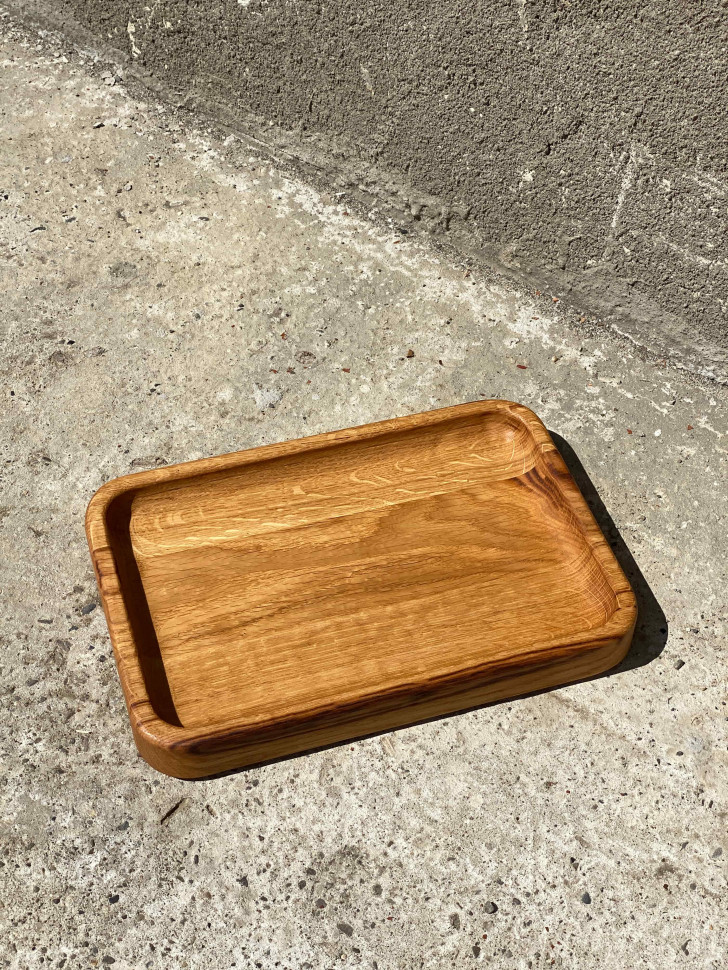 Деревянное блюдо-поднос Feast