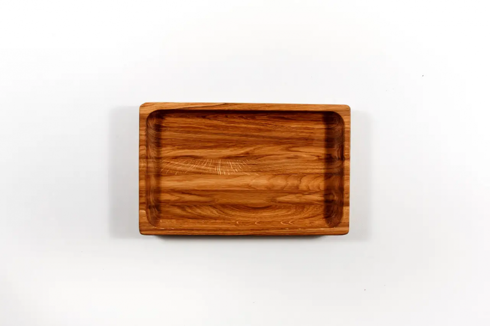 Деревянное блюдо-поднос Feast