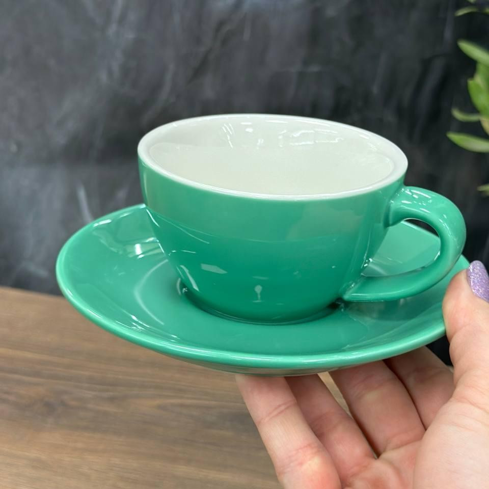 Набор чашек с блюдцами Green Summer 6 шт