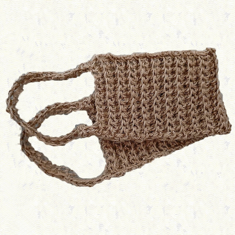 Джутовая мочалка для спины Viola