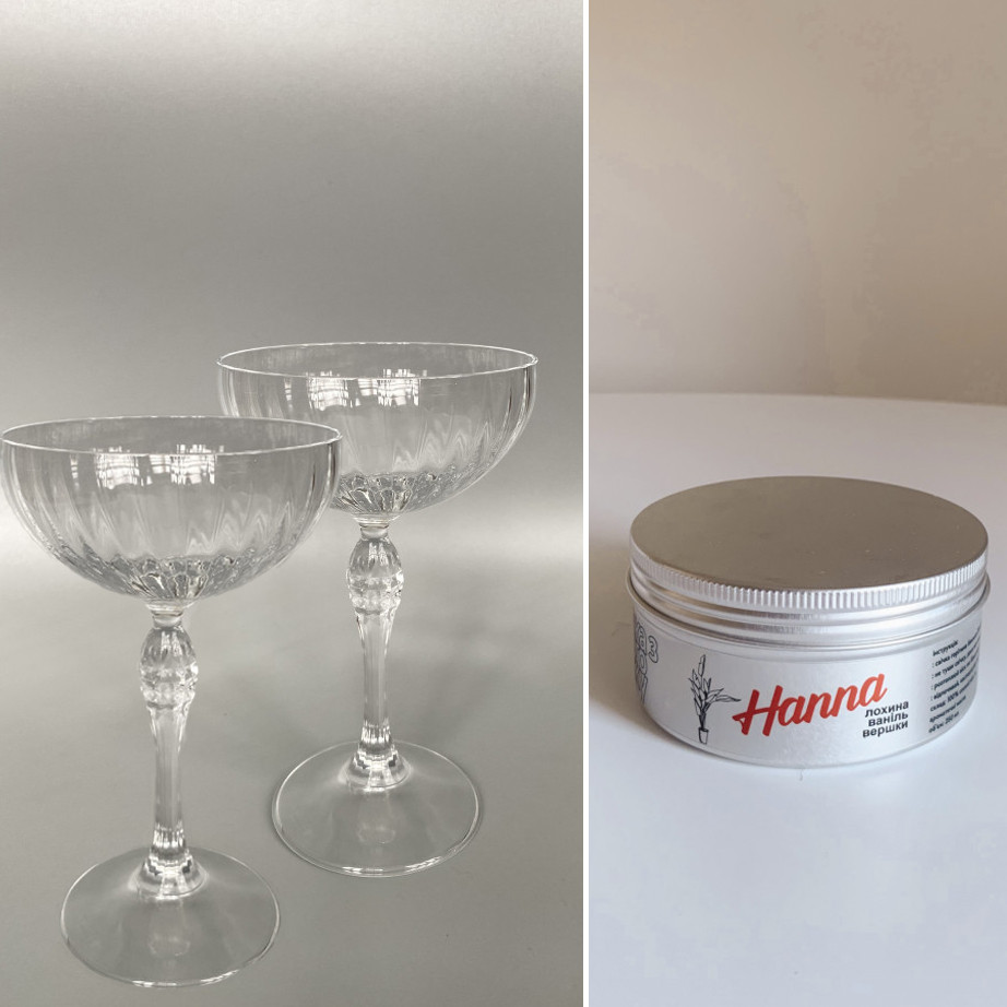 Romantic Set Fizalis (набір келихів та соєва свічка)