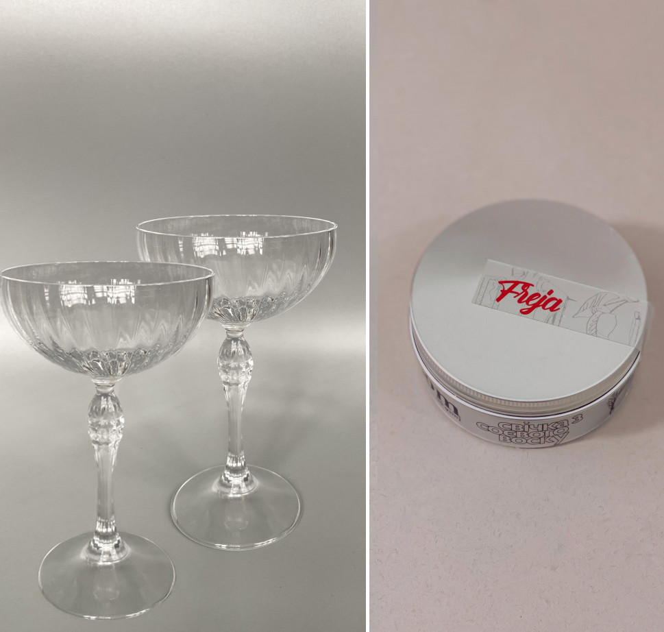 Romantic Set Fizalis (набір келихів та соєва свічка)