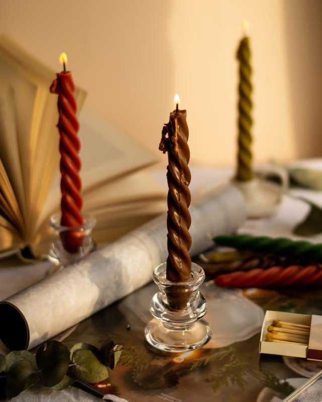 Свеча Spiral 2 шт набор