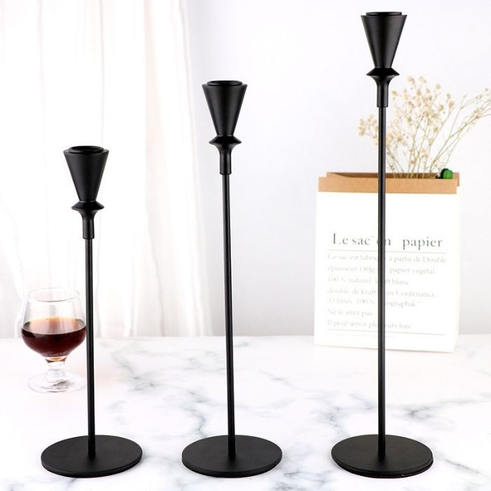 Набір з 3 підсвічників Geometry of light