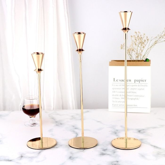 Набір з 3 підсвічників Geometry of light