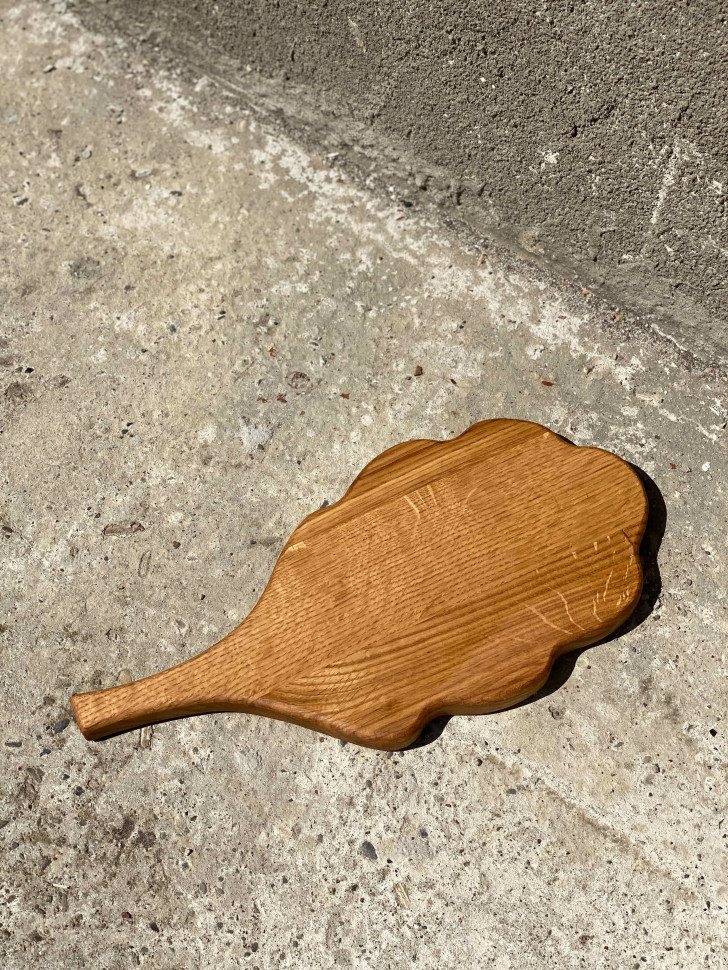 Деревянная доска для подачи Oak Leaf