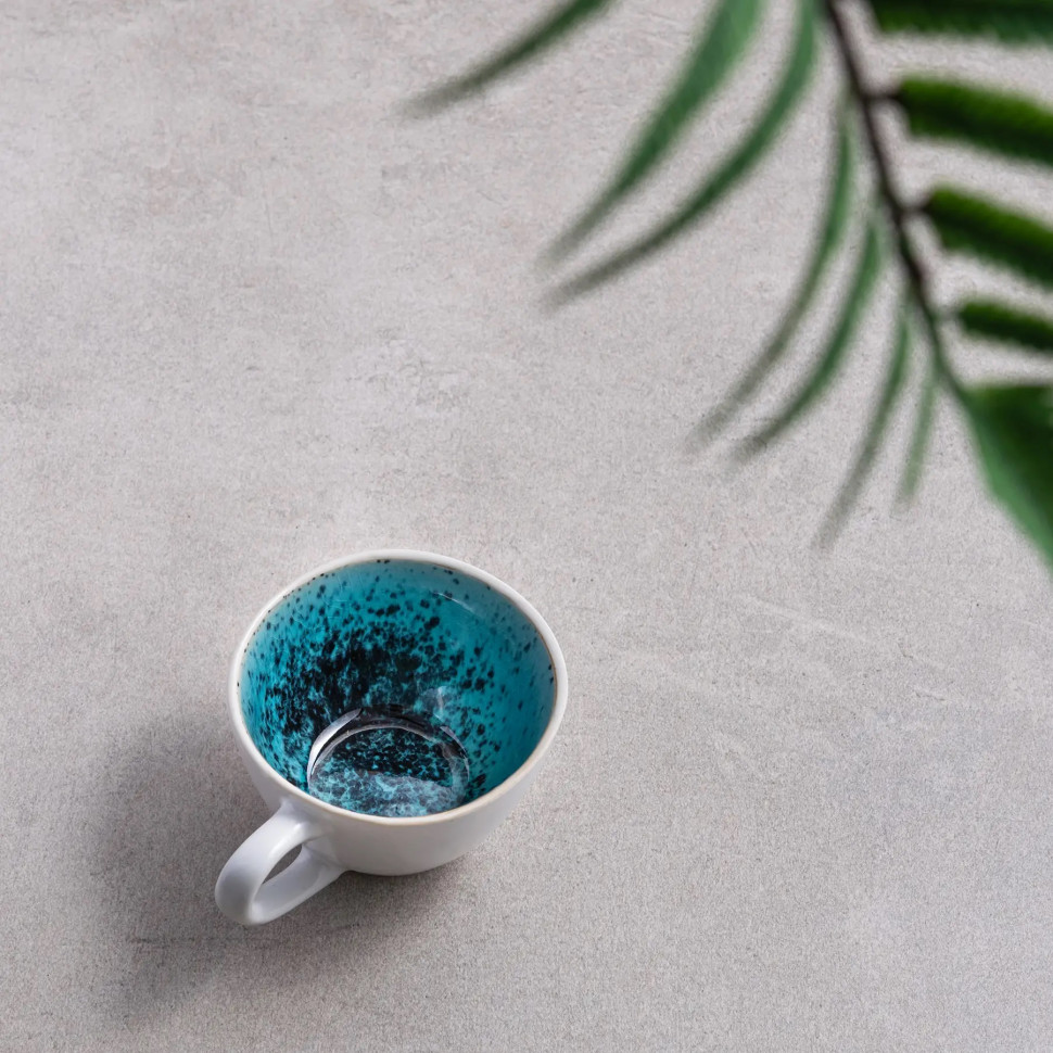 Набор 4 чашки + 4 блюдца Totem кофейный 100 мл