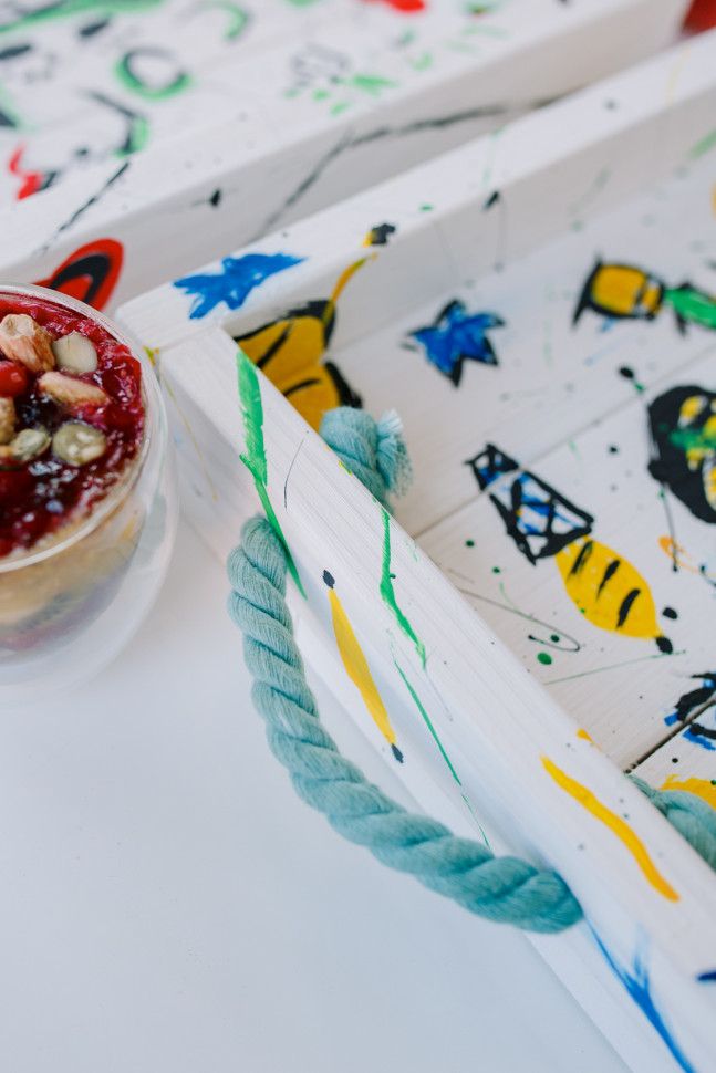 Дерев'яний піднос Toso-vinil