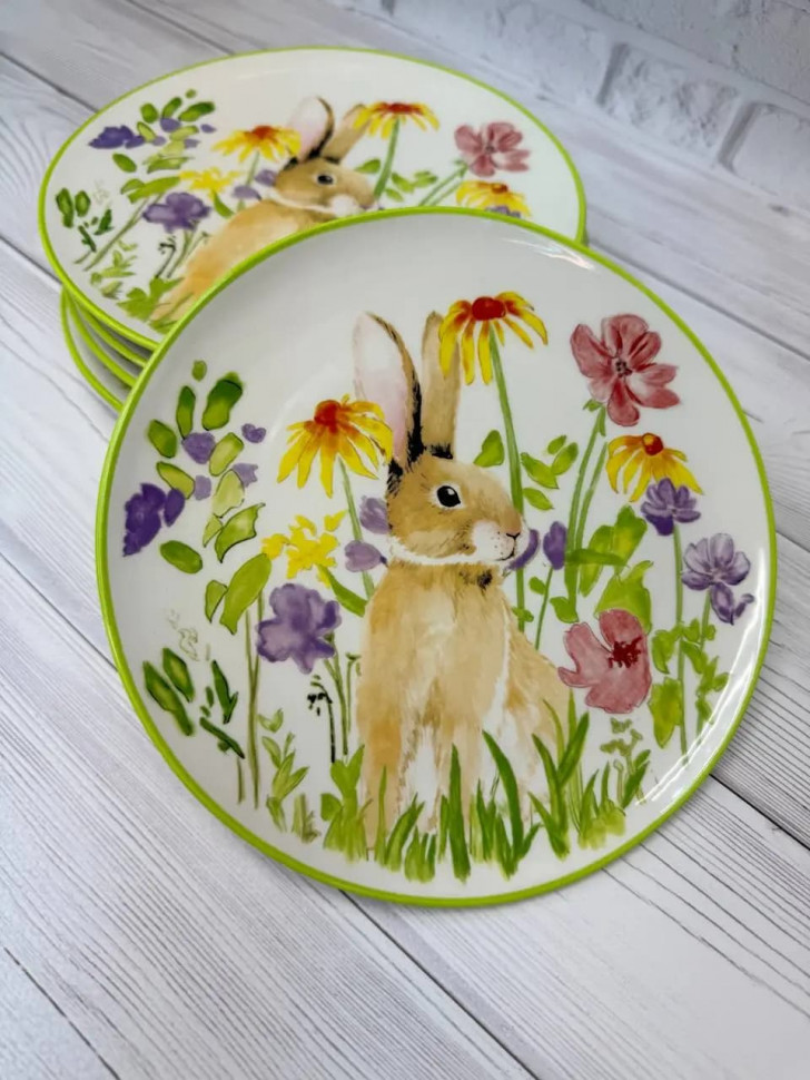 Керамическая тарелка Color