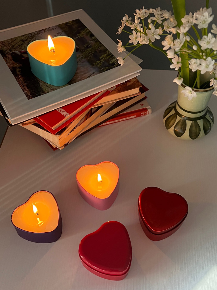 Romantic Set Richard (Набор бокалов для шампанского и соевая свеча)