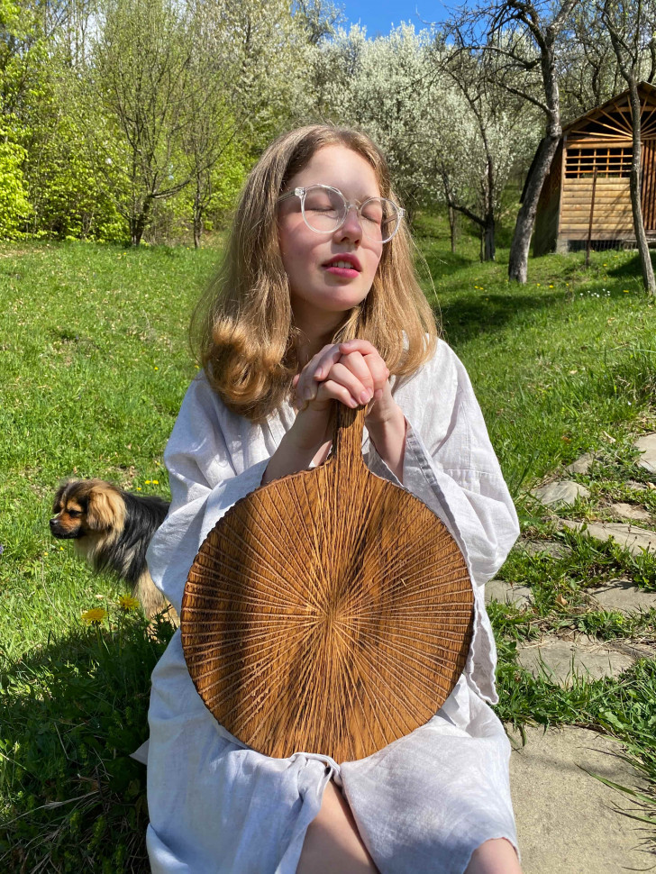 Деревянная доска для подачи Stem