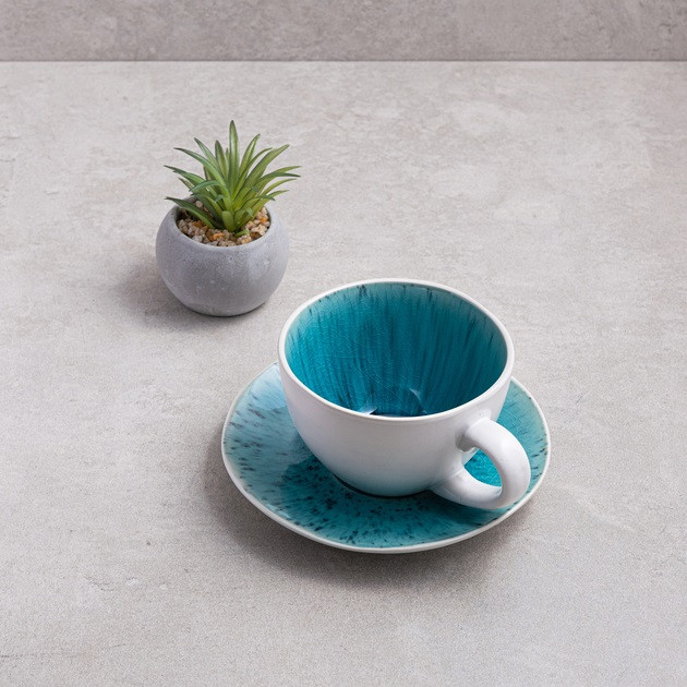 Набір 4 чашки + 4 блюдця Skandia чайний 250 мл 