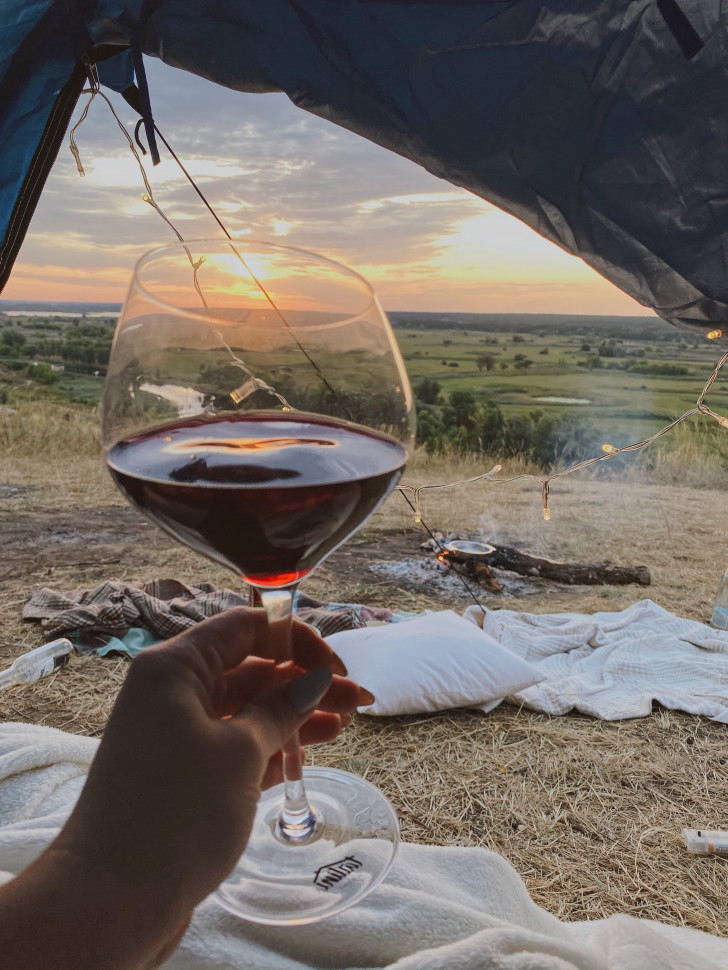 Скошенный бокал для вина Grant