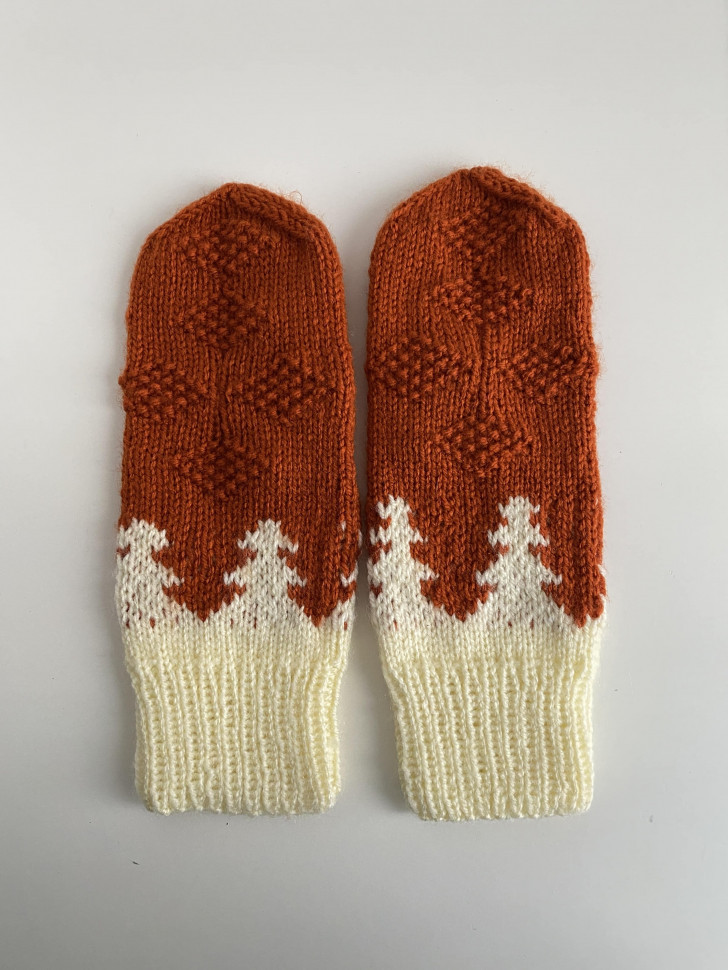 Вязаные носки и варежки Wzutti Terracot