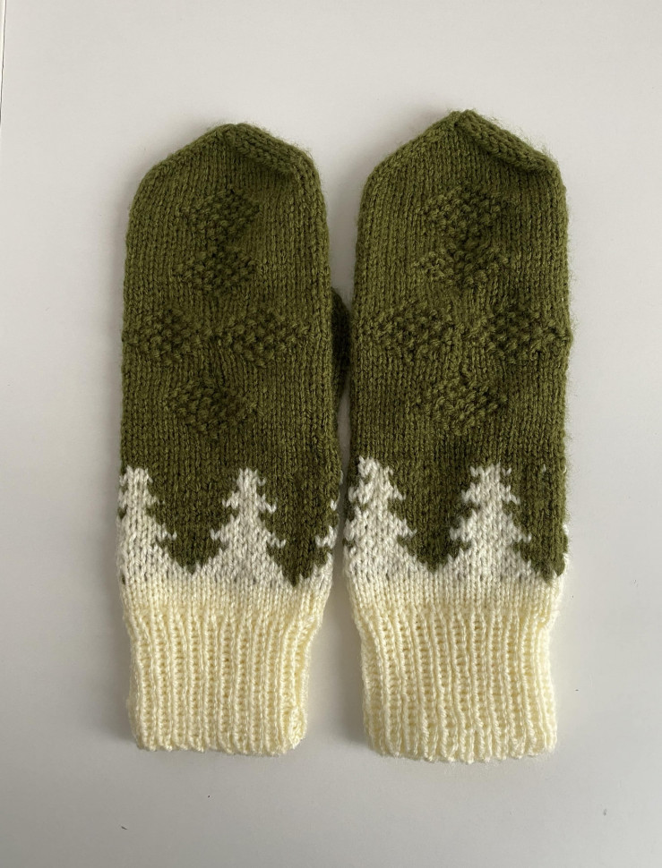 В'язані шкарпетки та рукавиці Wzutti Green