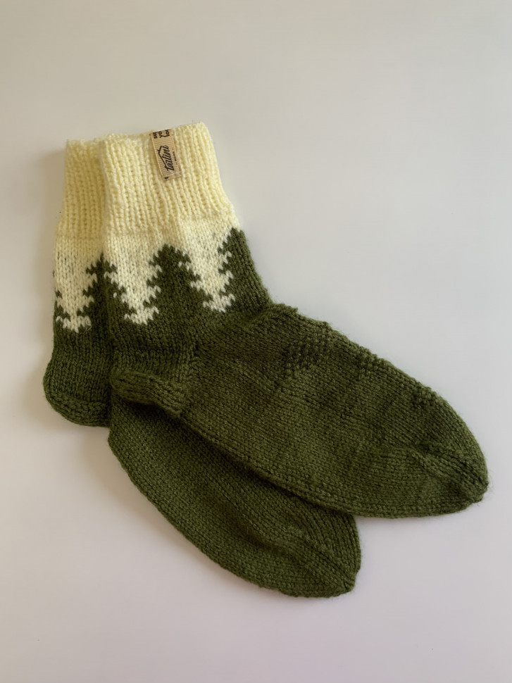 В'язані шкарпетки та рукавиці Wzutti Green