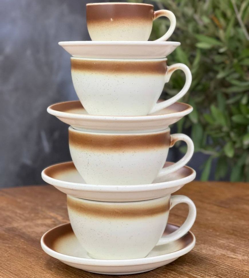 Набор чашек с блюдцами Mokka 6 шт