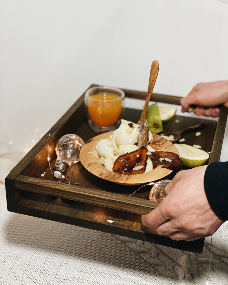 Деревянный поднос Flexform