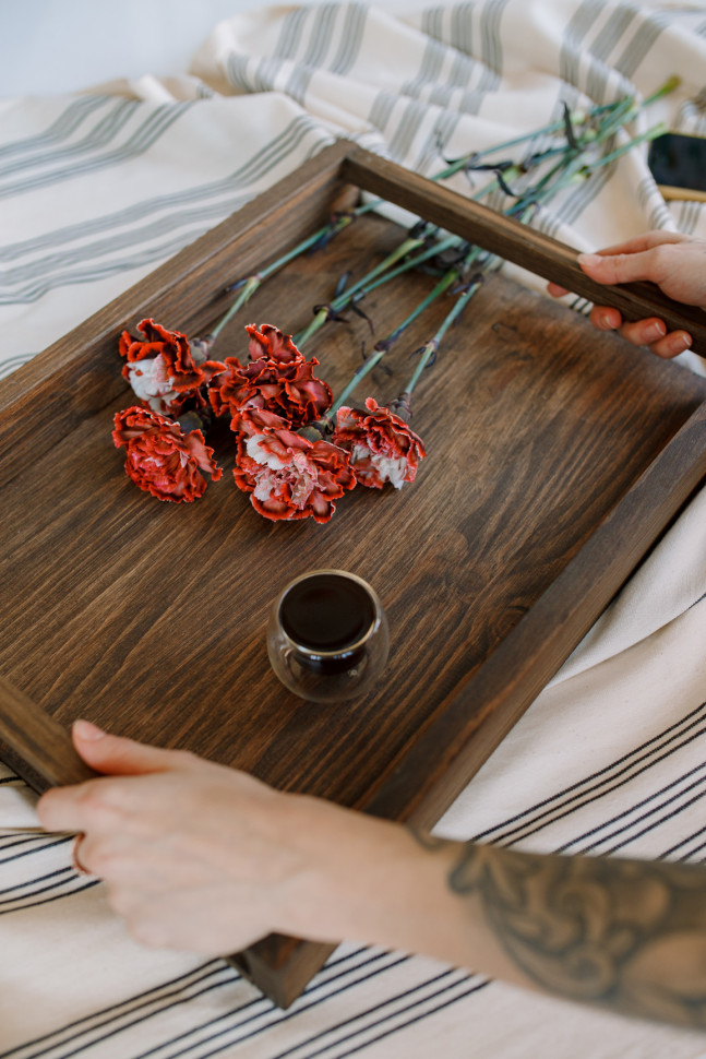 Деревянный поднос Flexform