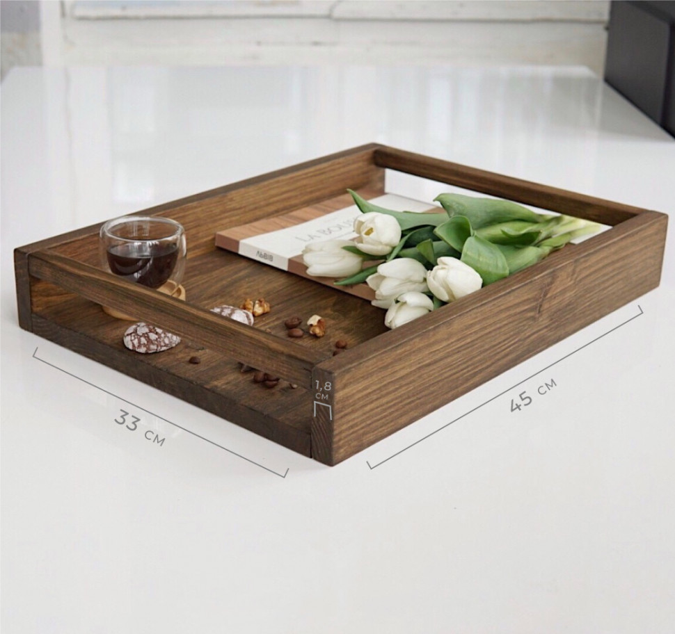 Деревянный поднос Flexform