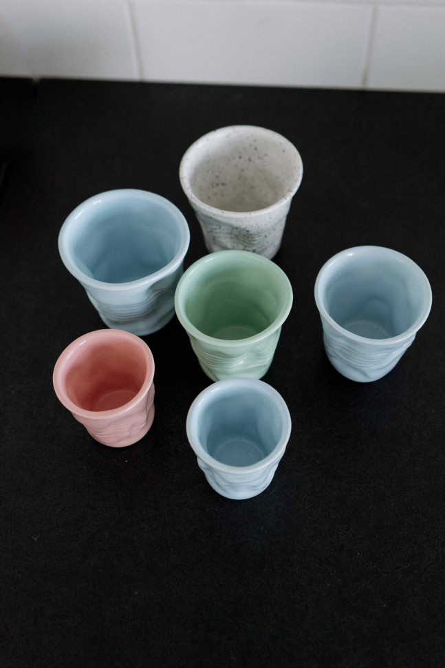 Мятый стакан Basil