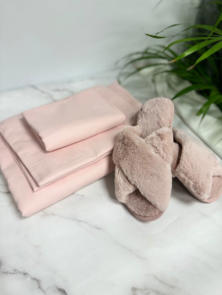 Комплект постельного белья Puppy pink nude