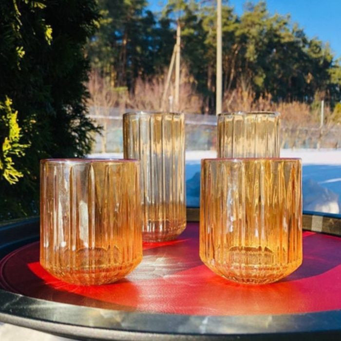 Набір склянок Amber Duke 350 мл 6 шт 