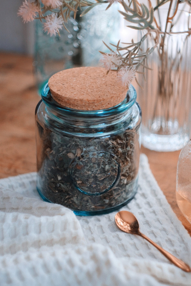 Стеклянная банка для сыпучих Grain